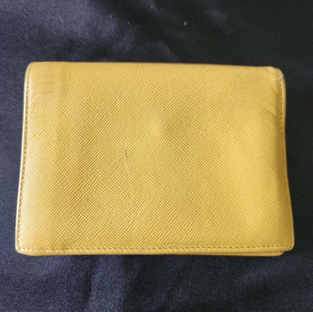 Prada Small Gold Card Wallet - Picture 2 of 9